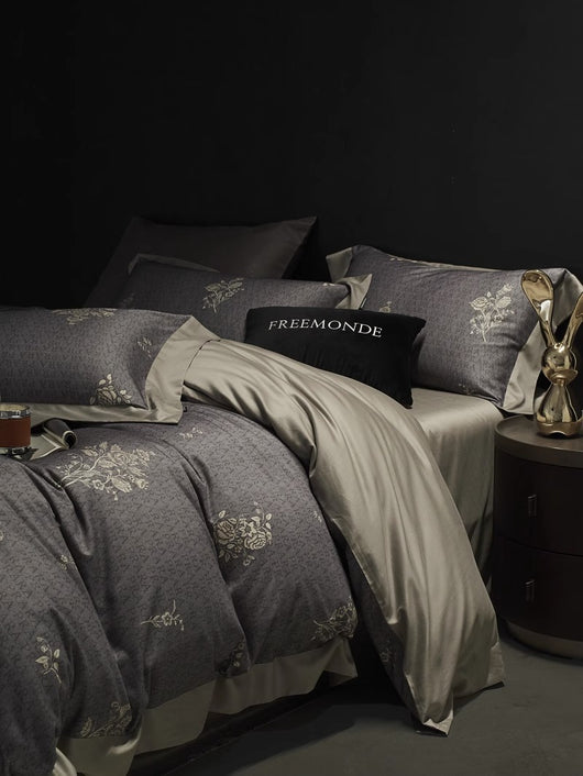 Juego de Cama Retro Algodón Peinado 4 Piezas - Calidez para Otoño e Invierno - Image 35