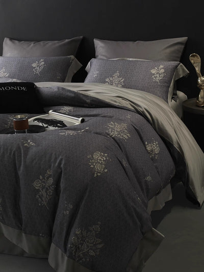 Juego de Cama Retro Algodón Peinado 4 Piezas - Calidez para Otoño e Invierno - Image 39