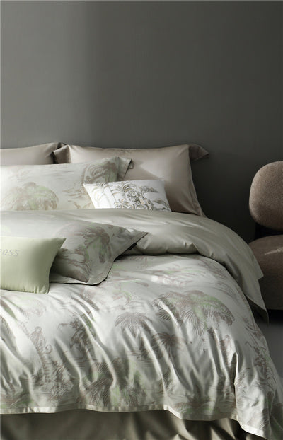 Juego de Cama Jacquard Algodón Puro Estilo Retro Americano 4 Piezas - Image 57