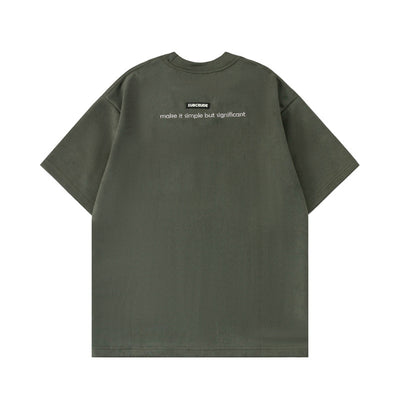 Playera Suelta de Cuello Redondo con Estampado Asterismo para Hombre - Image 20