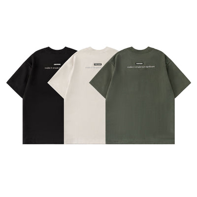 Playera Suelta de Cuello Redondo con Estampado Asterismo para Hombre - Image 23