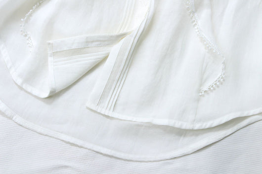 Blusa de Lino Francesa Elegante con Encaje - Diseño Sofisticado Efecto Adelgazante - Image 16