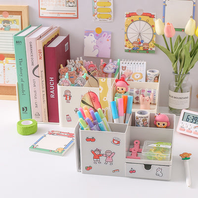 Organizador de Escritorio Creativo para Estudiantes - Porta Lápices Moderno - Image 13