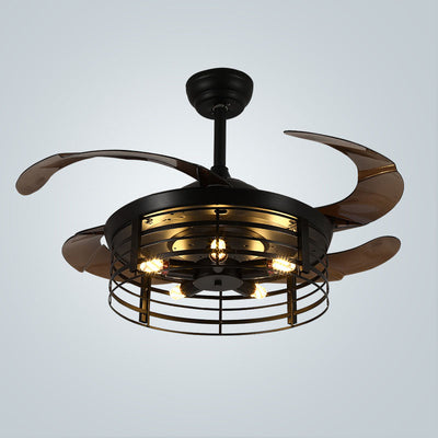 Lámpara Ventilador Retro Industrial Americana - Image 10