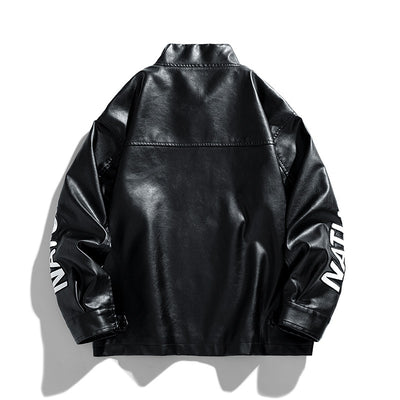 Chaqueta Motociclista Americana Acolchada de Algodón para Hombre - Otoño e Invierno - Image 16