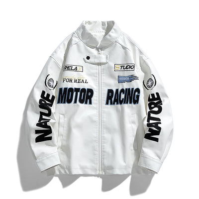 Chaqueta Motociclista Americana Acolchada de Algodón para Hombre - Otoño e Invierno - Image 18
