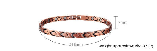 Pulsera Magnética de Cobre Puro con Cadena de Eslabones - Tobillera de Cobre Rojo - Image 7
