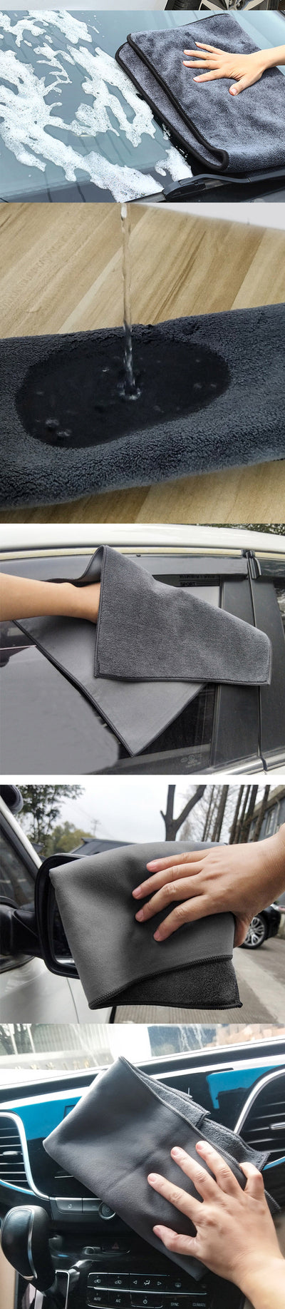 Paño de Microfibra Coral Velvet para Lavado de Auto - Secado Impecable sin Pelusa - Image 9