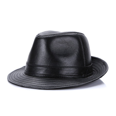 Sombrero de Copa Clásico en Cuero Genuino de Oveja para Hombre - Image 6