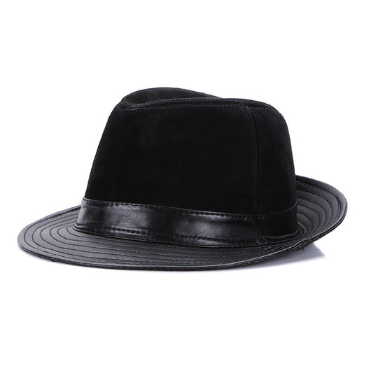 Sombrero de Copa Clásico en Cuero Genuino de Oveja para Hombre - Image 9