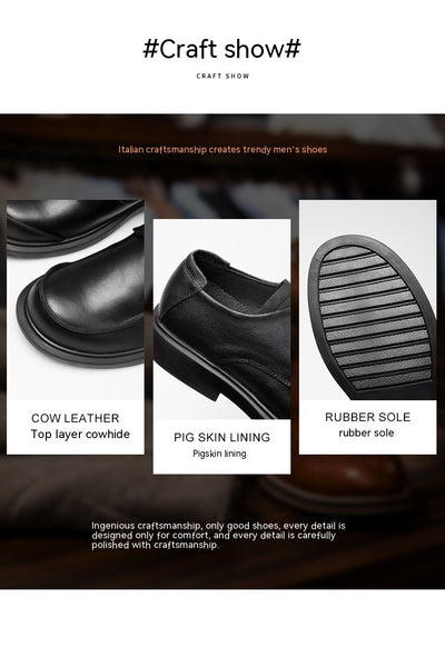 Zapatos de Cuero con Cordones Estilo Británico - Casual y Elegante - Image 13