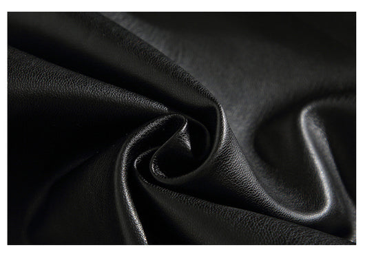 Pantalones de Cuero PU Retro Americano Holgados y Rectos para Hombre - Image 8