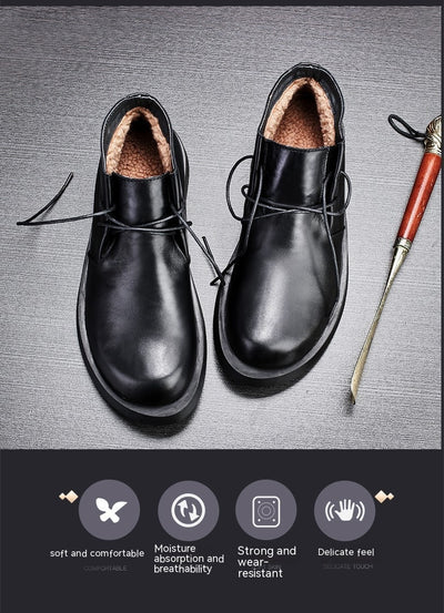 Botas Martin de Cuero para Hombre con Suela Gruesa y Caña Media - Image 10