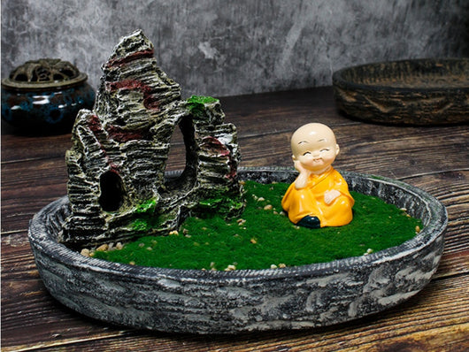 Maceta Zen con Paisaje en Miniatura Estilo Chino - Image 12