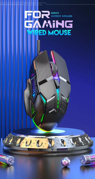 Ratón Gaming 6D con Iluminación RGB - Silencioso para Oficina y E-sports - Image 25