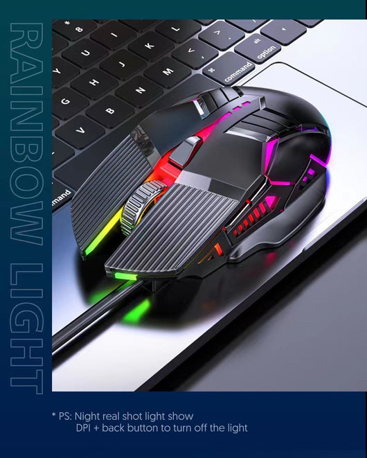 Ratón Gaming 6D con Iluminación RGB - Silencioso para Oficina y E-sports - Image 30