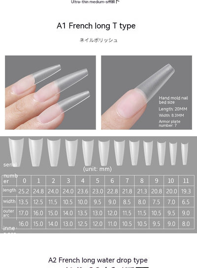 Uñas Trapezoidales Largas sin Lijado - Diseño Profesional - Image 13