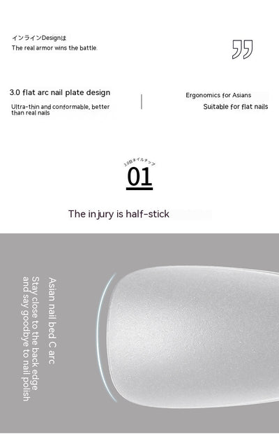 Uñas Trapezoidales Largas sin Lijado - Diseño Profesional - Image 18