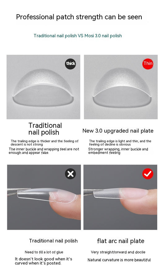 Uñas Trapezoidales Largas sin Lijado - Diseño Profesional - Image 19