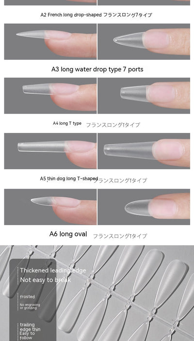 Uñas Trapezoidales Largas sin Lijado - Diseño Profesional - Image 24