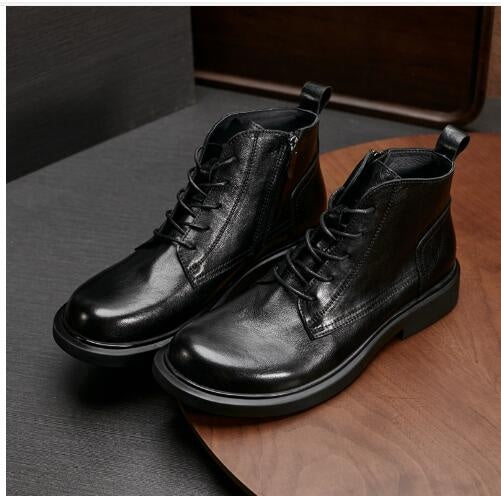 Botas Martin de Cuero Genuino para Hombre - Estilo y Durabilidad - Image 18