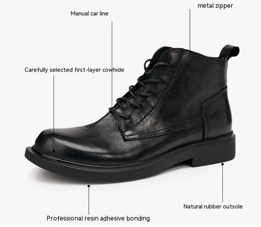 Botas Martin de Cuero Genuino para Hombre - Estilo y Durabilidad - Image 23