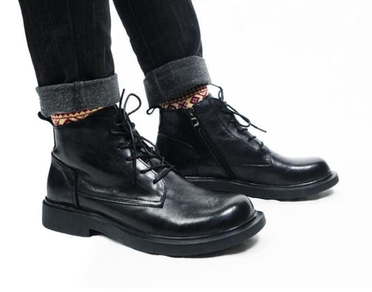 Botas Martin de Cuero Genuino para Hombre - Estilo y Durabilidad - Image 26