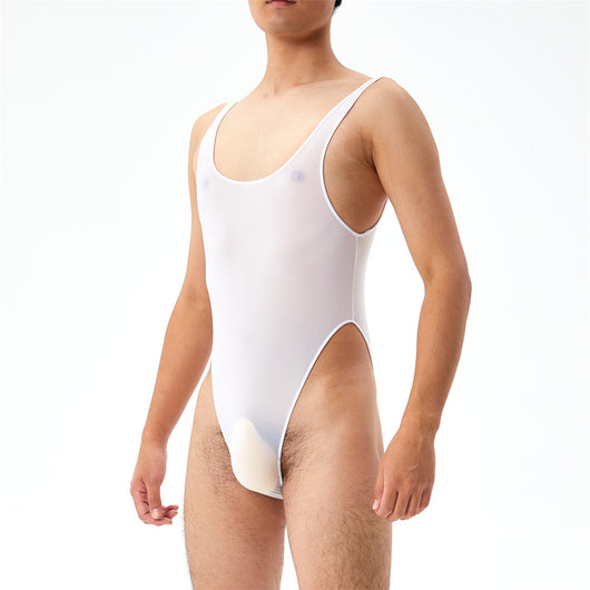 Enterizo Transparente Elástico Talla Grande para Hombre con Bolsa U - Image 28