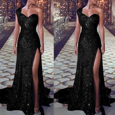 Vestido Asimétrico sin Mangas con Efecto Bronceado y Abertura - Image 20