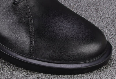 Botines de Plataforma en Cuero Premium - Estilo Moderno y Versátil - Image 16