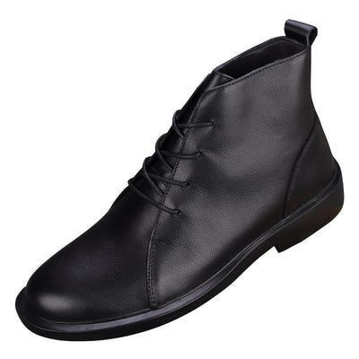 Botines de Plataforma en Cuero Premium - Estilo Moderno y Versátil - Image 18