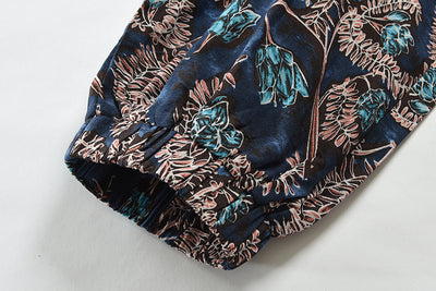 Pantalones Holgados de Algodón y Lino Multicolor para Hombre - Image 16