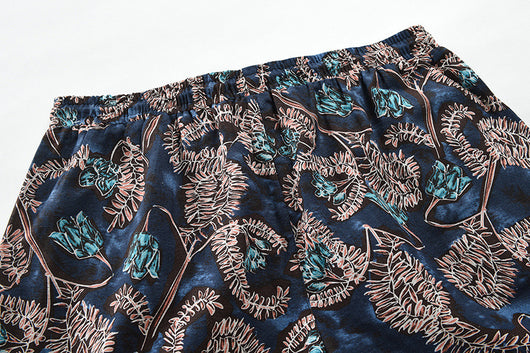 Pantalones Holgados de Algodón y Lino Multicolor para Hombre - Image 23