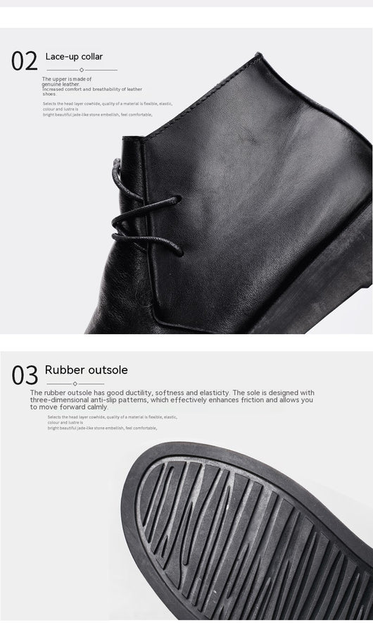 Botas Martin de Cuero para Hombre con Suela Gruesa y Caña Media - Image 26