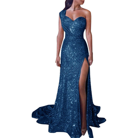 Vestido Asimétrico sin Mangas con Efecto Bronceado y Abertura - Image 51
