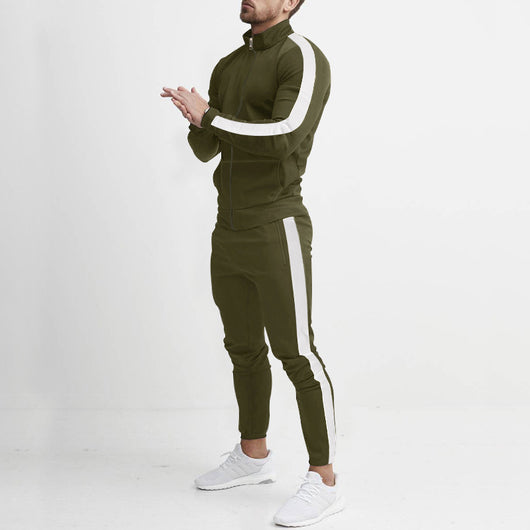 Conjunto Deportivo con Capucha y Combinación de Colores Personalizada para Hombre - Image 30