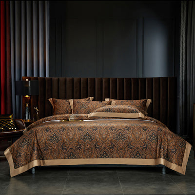 Juego de Cama 140 Algodón Satinado Estampado Digital 4 Piezas - Image 25