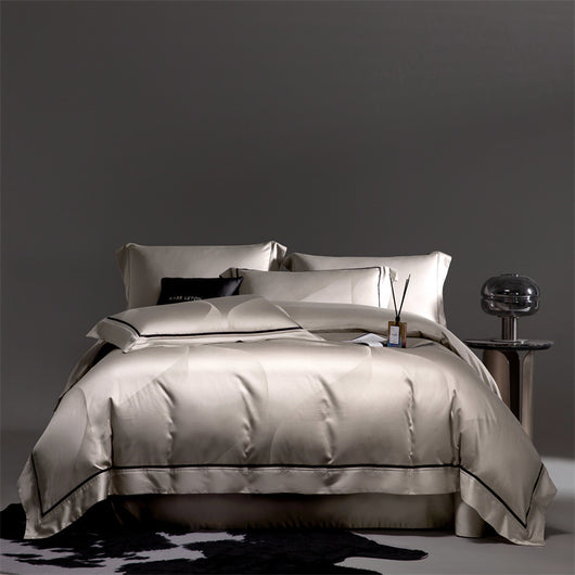 Juego de Cama 160S Jacquard Caballo Algodón - Sábanas y Funda de Edredón - Image 6