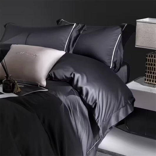 Juego de Cama 160S Jacquard Caballo Algodón - Sábanas y Funda de Edredón - Image 9