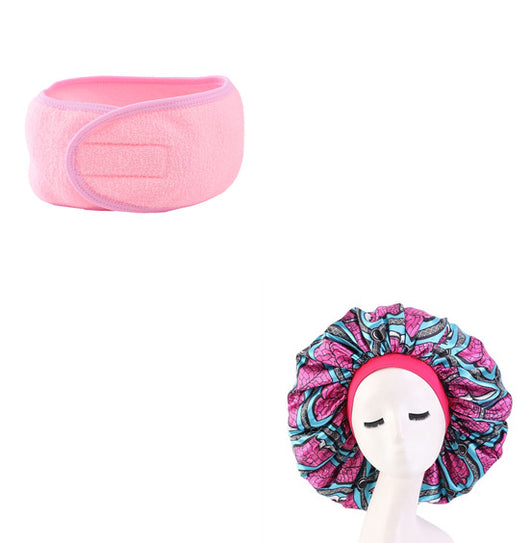 Sombrero Redondo Estampado de Satén con Elasticidad para Mujer - Image 10