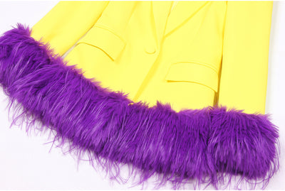 Abrigo de Moda para Mujer Otoño-Invierno con Plumas Desmontables - Image 12