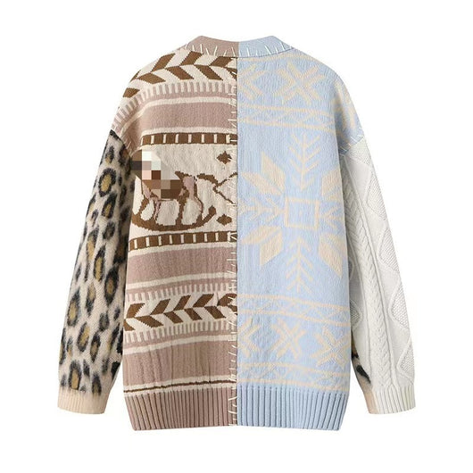 Cardigan Retro Tejido Holgado para Mujer - Abrigo Casual de Invierno - Image 3