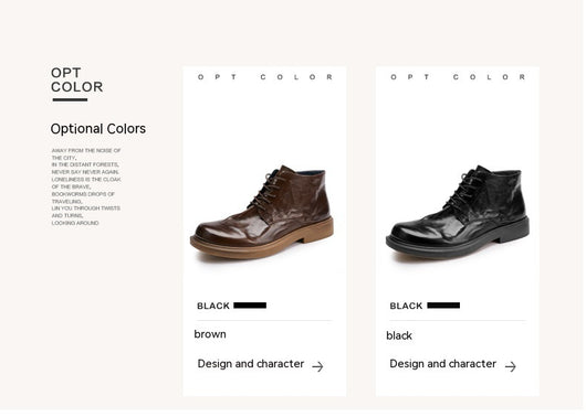 Botas Martin Altas Casuales Ejecutivas con Patrón Grab para Hombre - Image 13