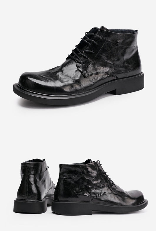 Botas Martin Altas Casuales Ejecutivas con Patrón Grab para Hombre - Image 27