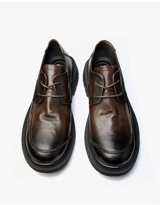Zapatos Casuales de Cuero para Hombre - Estilo Retro Británico Transpirables - Image 25