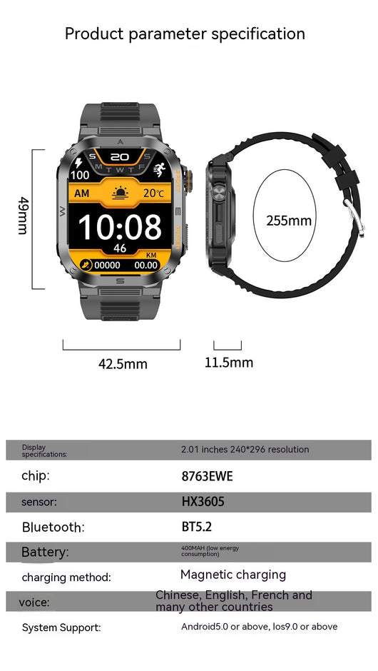 Reloj Deportivo Inteligente MT39 Resistente a Prueba Triple - Image 18