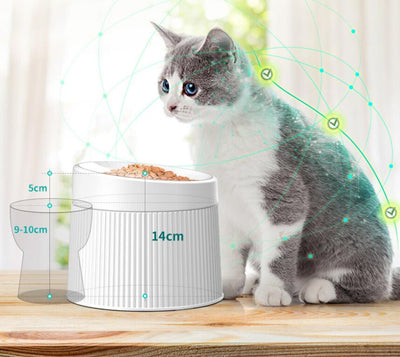 Comedero Elevado Antivolcamiento para Gatos con Gran Capacidad y Protección Cervical - Image 7