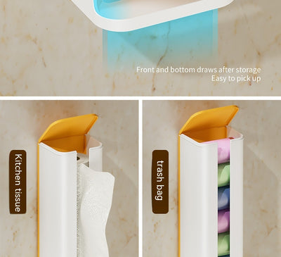 Recolector de Bolsas de Plástico Desmontable con Tapa para Cocina - Image 11
