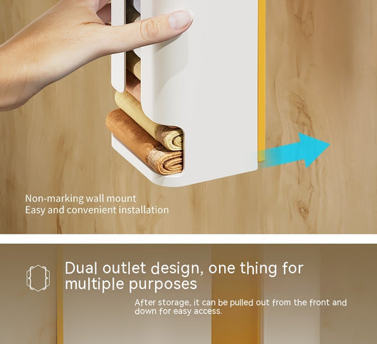 Recolector de Bolsas de Plástico Desmontable con Tapa para Cocina - Image 13