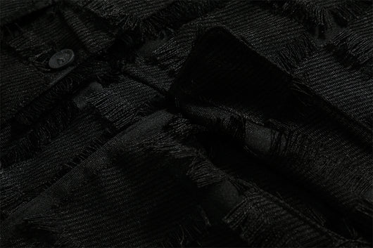 Chaqueta Jacquard con Borlas Color Sólido - Estilo High Street - Image 37